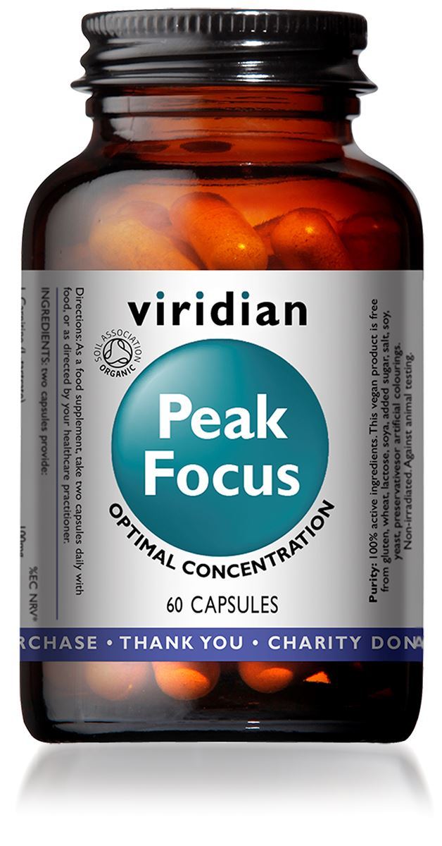 Viridian Peak Focus 60 Caps