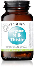 Viridian Organic Milk Thistle 30 Caps