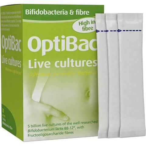 Optibac Bifidobacteria & Fibre 30 Sachets
