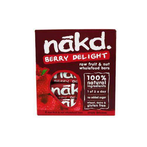 Nakd Berry Delight Bars 4*35G
