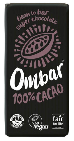 Ombar Organic Vegan 100% Cacao 35g