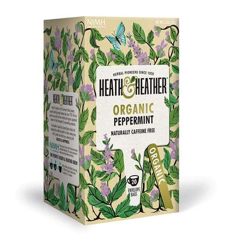 Heath & Heather Organic Peppermint Tea 20 Bags