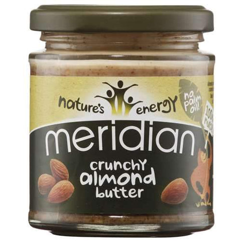 Meridian Almond Butter Crunchy 100% Nuts 170G