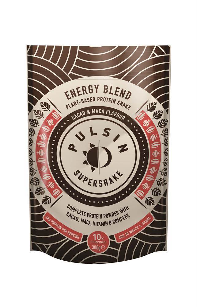 Pulsin Energy Supershake Cacao & Maca Protein Blend 300g