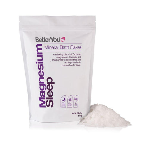 BetterYou Magnesium Sleep Mineral Bath Flakes 1kg