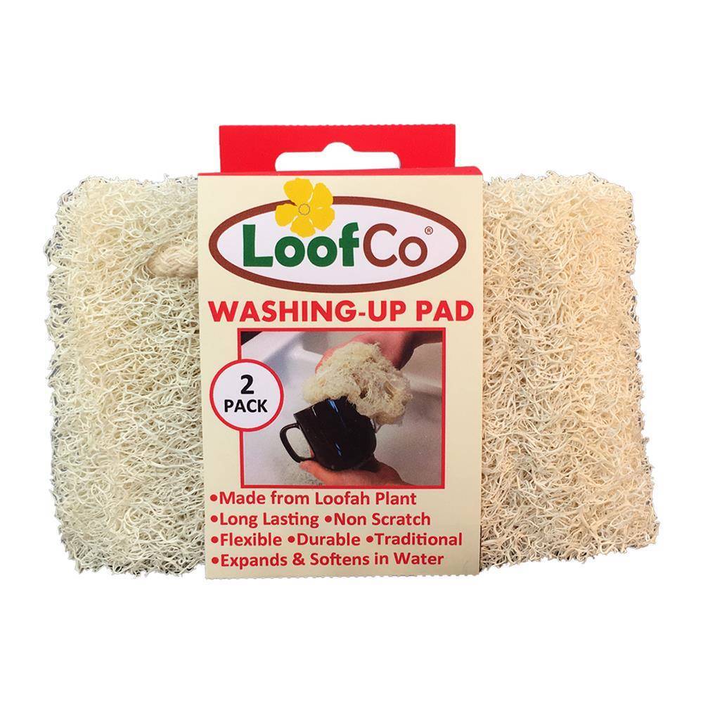 LoofCo Biodegradable Washing Up Pads x 2
