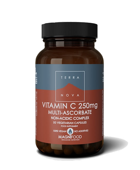 Terranova Vitamin C 250mg 50 Veg Caps
