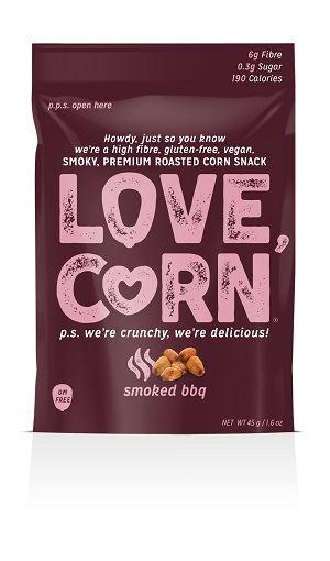 Love Corn Gluten Free Smoked BBQ 45g