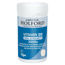 Patrick Holford Vitamin D3 High Strength 3000iu 60Caps