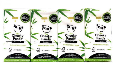 Cheeky Panda 100% Bamboo Pocket Tissues 8 Pack