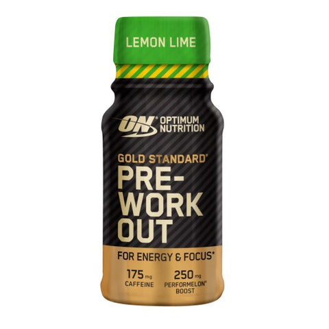 Optimum Nutrition Gold Standard Pre Workout Shot Lemon & Lime 60ml