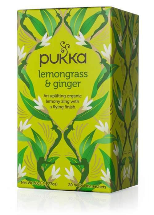 Pukka Organic Lemongrass & Ginger Tea 20 Bags