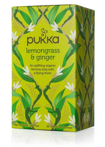 Pukka Organic Lemongrass & Ginger Tea 20 Bags