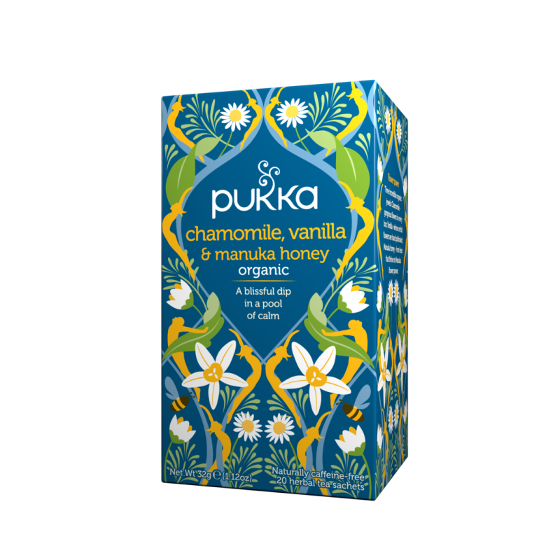 Pukka Organic Chamomile, Vanilla & Honey Tea 20 Bags