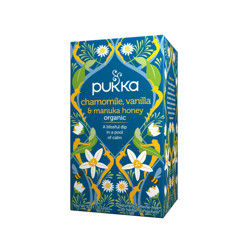 Pukka Organic Chamomile, Vanilla & Honey Tea 20 Bags