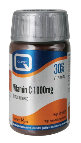 Quest Vitamin C 1000mg Timed Release 30 Tabs