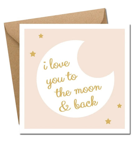 Lainey K Love You to the Moon and Back Card