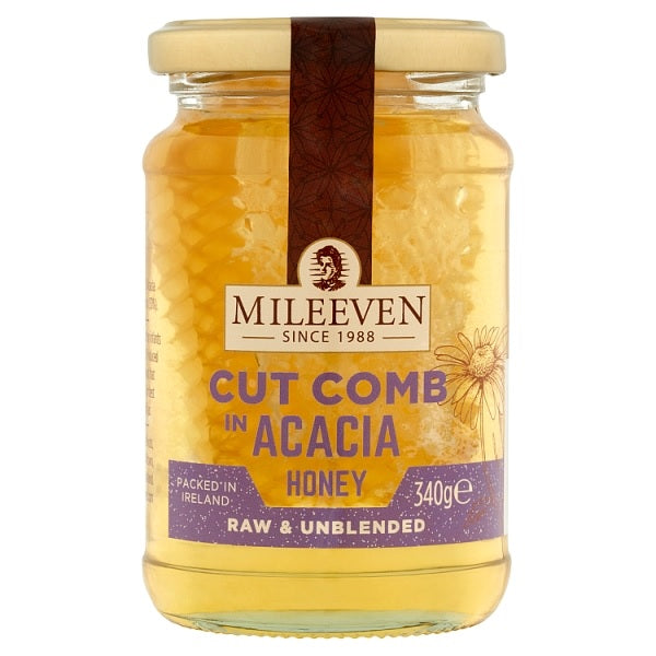 Mileeven Cut Comb in Acacia Honey 340g