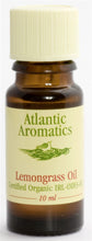 Atlantic Aromatics Lemongrass Oil Organic 10ml