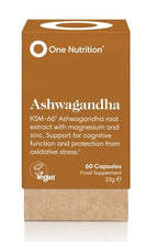 One Nutrition Ashwaganda with Magnesium & Zinc 33g 60 Capsules