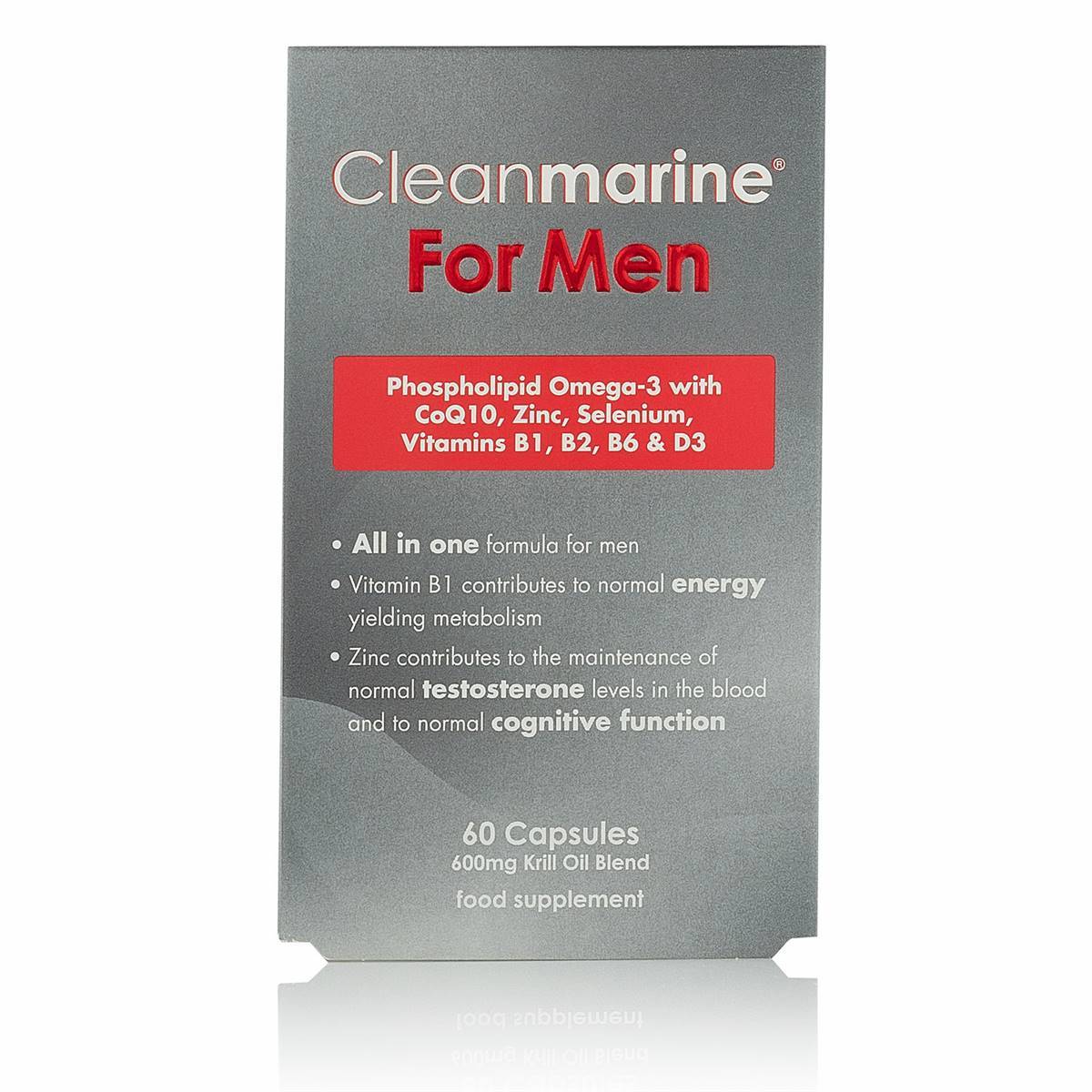 Cleanmarine Krill Oil For Men 60 Caps