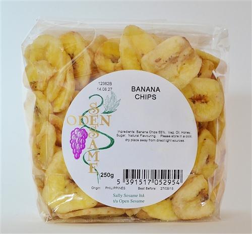 Open Sesame Banana Chips 250G