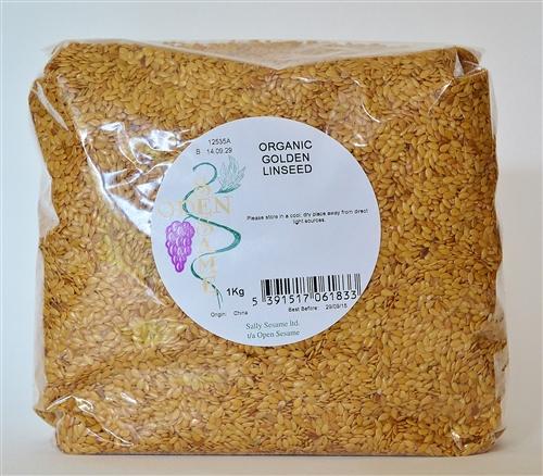 Open Sesame Linseed Golden Organic 1Kg