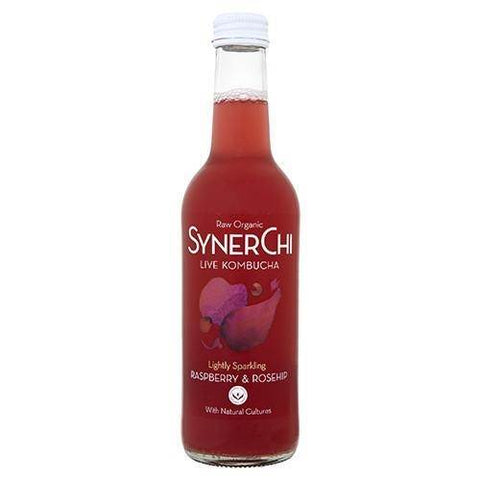 SynerChi Kombucha Raspberry & Rosehip 330ml