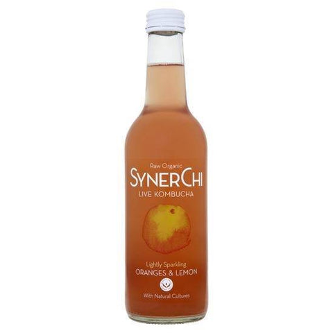 SynerChi Kombucha Oranges & Lemon 330ml