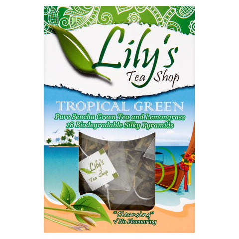 Lily's Tea Shop Tropical Green Tea with Lemongrass 18bags