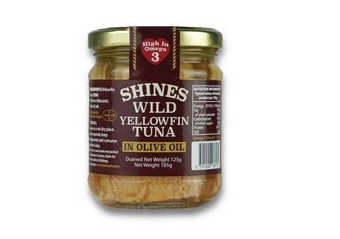 Shines Yellowfin Tuna in Olive Oil 185g