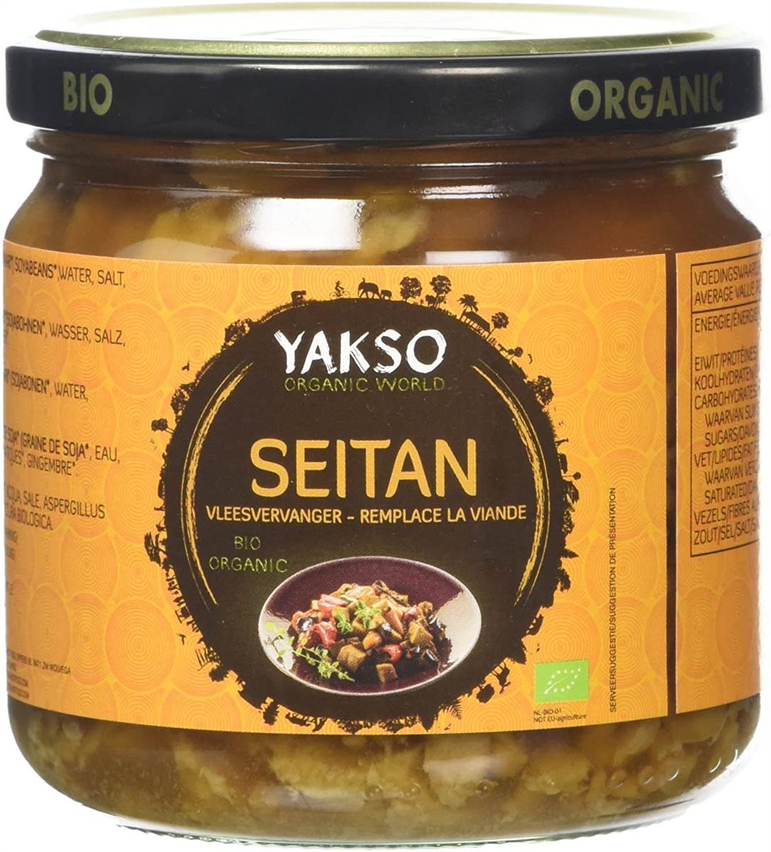 Yakso Organic Seitan in Tamari 330g