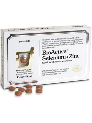Pharmanord BioActive Selenium + Zinc 60 Tablets