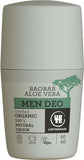 Urtekram Baobab Aloe Vera Mens Roll On Deodorant 50ml