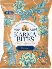 Karma Bites Popped Lotus Seeds Caramel 25g