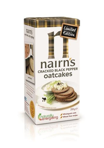 Nairns Cracked Black Pepper Oatcakes 200G