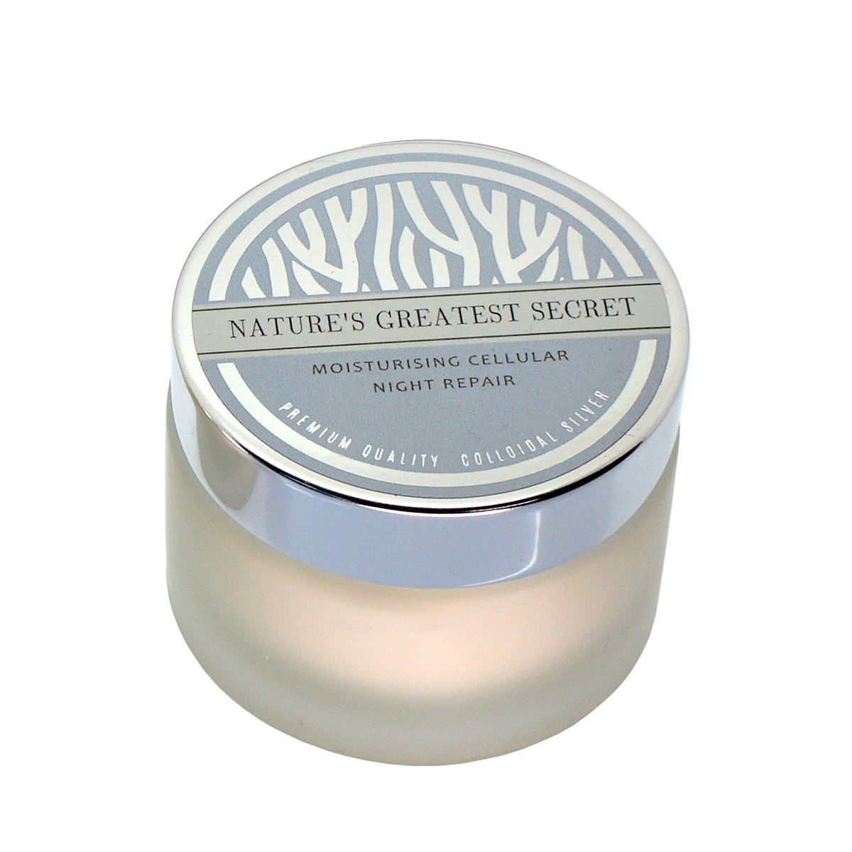 Natures Greatest Secret Antiaging Night Repair Cream with Colloidal Silver 50g