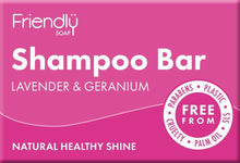 Friendly Soap Natural Shampoo Bar Lavender & Geranium 95g