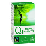 Qi Organic Fairtrade Green Tea 25 Bags