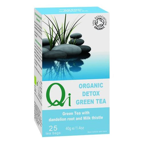 Qi Organic Fairtrade Detox Tea 25 Bags