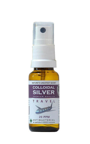 NGS 20ppm Colloidal Silver Spray Travel Size 20ml