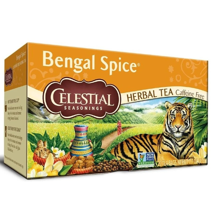 Celestial Seasonings Bengal Spice Herbal Tea 20 Bags