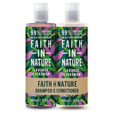 Faith in Nature Lavender & Geranium Shampoo & Conditioner 2x400ml
