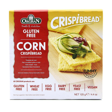 Orgran Gluten Free Corn Crispbread 125G