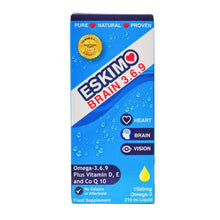 Eskimo 3,6,9 Brainsharp Fish Oil 210ml