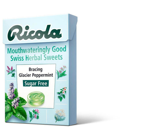 Ricola Glacier Peppermint Sugar Free Sweets 45g