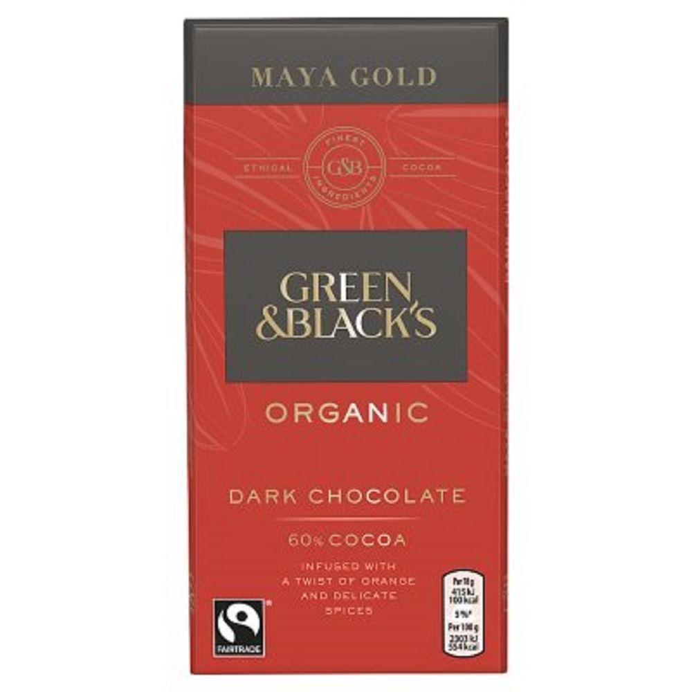 Green & Blacks Organic Maya Gold 60% Dark Chocolate 90g