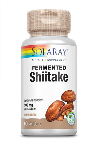Solaray Fermented Shiitake Mushroom 500mg 60 Caps