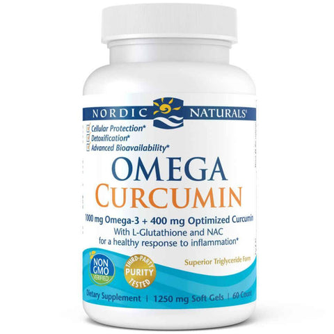 Nordic Naturals Omega Curcumin 60 Softgels