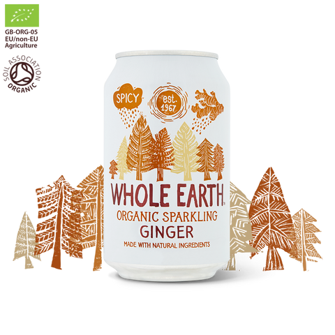 Whole Earth Organic Sparkling Ginger Drink 330ml